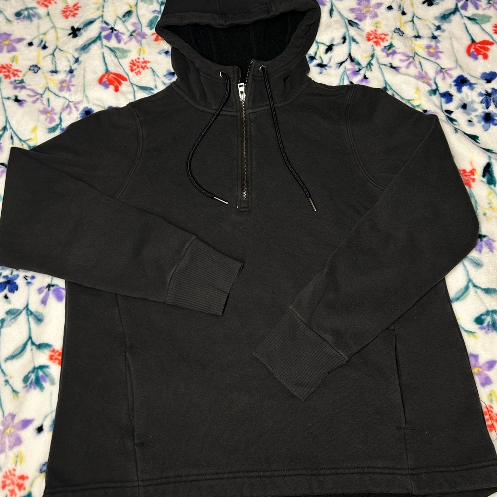 Avia Black Hooded Zip-Up Jacket